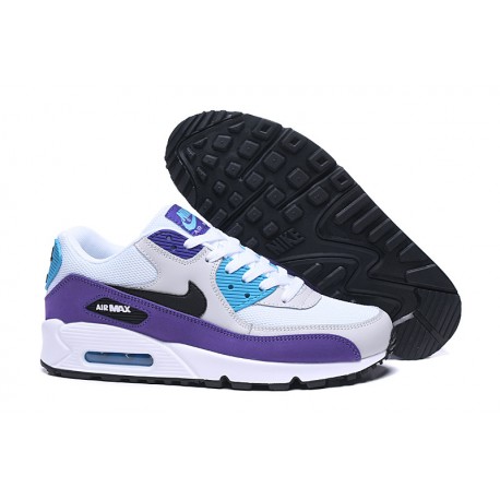 Scarpe Nike Air Max 90 Bianco Viola Blu