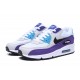 Scarpe Nike Air Max 90 Bianco Viola Blu