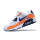 Scarpe Nike Air Max 90 Blanco Arancio Blu