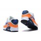 Scarpe Nike Air Max 90 Blanco Arancio Blu