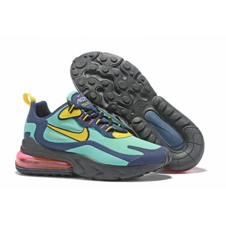 Nike Air Max 270 React - Blu Giallo