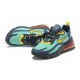 Nike Air Max 270 React - Blu Giallo