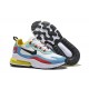 Nike Air Max 270 React - Bianco Blu Giallo