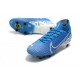 Nike Mercurial Superfly VII Elite SG-Pro Anti-Clog Blu Bianco