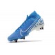 Nike Mercurial Superfly VII Elite SG-Pro Anti-Clog Blu Bianco