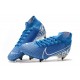 Nike Mercurial Superfly VII Elite SG-Pro Anti-Clog Blu Bianco