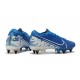 Nike Mercurial Vapor XIII Elite SG Pro Anti Clog New Lights Blu Bianco