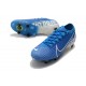 Nike Mercurial Vapor XIII Elite SG Pro Anti Clog New Lights Blu Bianco