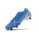 Nike Mercurial Vapor XIII Elite SG Pro Anti Clog New Lights Blu Bianco