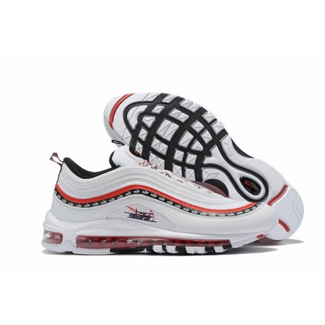 Nike Sneakers Air Max 97 Bianco Rosso