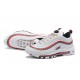 Nike Sneakers Air Max 97 Bianco Rosso