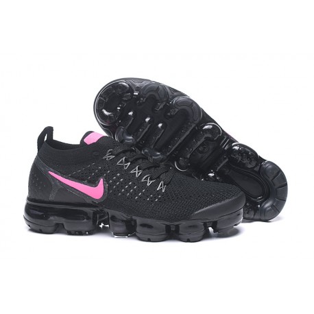 Nike Air VaporMax Flyknit 2.0 da Donna Nero Rosa