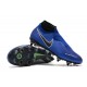 NIKE - PHANTOM VISION ELITE DF SG-PRO AC Bianco Nero Blu Racer