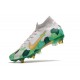 Nike Mercurial Superfly VII Elite SG-Pro AC Mbappe Gris Dorado Verde