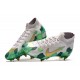 Nike Mercurial Superfly VII Elite SG-Pro AC Mbappe Gris Dorado Verde