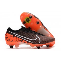 Nike Mercurial Vapor XIII Elite SG Pro Anti Clog Nero Bianco Cremisi Hyper