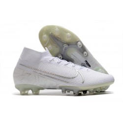 Nike Scarpa da Calcio Mercurial Superfly 7 Elite AG-Pro Bianco