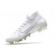 Nike Scarpa da Calcio Mercurial Superfly 7 Elite AG-Pro Bianco