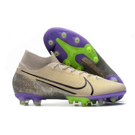 Nike Scarpa da Calcio Mercurial Superfly 7 Elite AG-Pro Sabbia Nero Viola