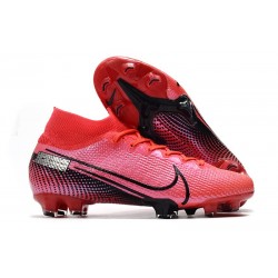 Nike Mercurial Superfly VII Elite FG Scarpa da Calcio Cremisi Laser Nero