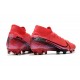 Nike Mercurial Superfly VII Elite FG Scarpa da Calcio Cremisi Laser Nero