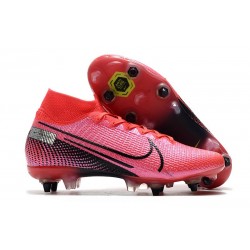 Nike Mercurial Superfly VII Elite SG-Pro Anti-Clog Cremisi Laser Nero