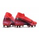 Nike Mercurial Superfly VII Elite SG-Pro Anti-Clog Cremisi Laser Nero