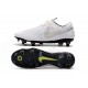 Scarpe Calcio Nike Tiempo Legend Elite SG Bianco Platino Grigio Lupo