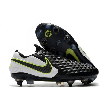 Scarpe Calcio Nike Tiempo Legend Elite SG Nero Bianco