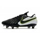 Scarpe Calcio Nike Tiempo Legend Elite SG Nero Bianco