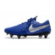 Scarpe Calcio Nike Tiempo Legend Elite SG Blu Argento