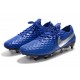 Scarpe Calcio Nike Tiempo Legend Elite SG Blu Argento