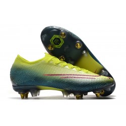 Nike Mercurial Vapor XIII Elite SG Pro Anti Clog Limone Venom Nero Verde