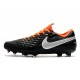 Nike Tiempo Legend 8 Elite Scarpe Uomo - Nero Bianco Arancione