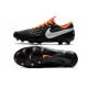 Nike Tiempo Legend 8 Elite Scarpe Uomo - Nero Bianco Arancione