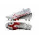 Nike Scarpa da Calcio Mercurial Superfly 7 Elite AG-Pro Bianco Rosso