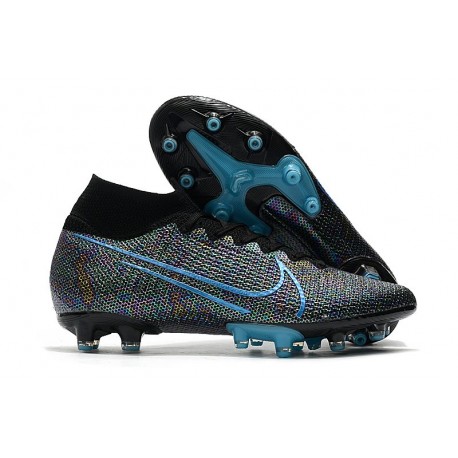 Nike Scarpa da Calcio Mercurial Superfly 7 Elite AG-Pro Nero Blu