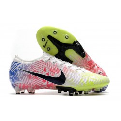 Nike Neymar Mercurial Vapor 13 Elite AG Pro Bianco Nero Blu Racer Volt