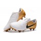 Nike Scarpe Phantom Venom Elite FG Oro Bianco Nero