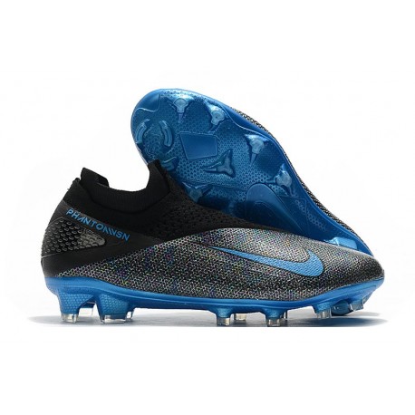 Nike Phantom VSN 2 Elite DF FG Uomo -Nero Blu Laser Antracite