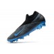 Nike Phantom VSN 2 Elite DF FG Uomo -Nero Blu Laser Antracite