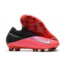 Nike Phantom VSN 2 Elite DF FG Uomo -Cremisi Laser Argento Nero