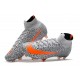 Nike Mercurial Superfly 7 Elite DF FG Bianco Arancione Total Nero