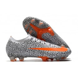 Scarpe Nike Mercurial Vapor 13 Elite FG ACC CR7 Bianco Arancione Total Nero