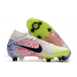 Nike Mercurial Superfly 7 Elite SG-Pro AC Neymar Bianco Nero Blu Volt