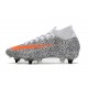 Nike Mercurial Superfly 7 Elite SG-Pro AC CR7 Bianco Arancione Nero