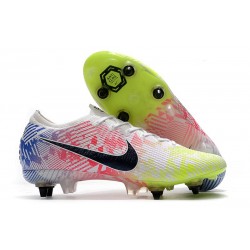 Nike Mercurial Vapor13 Elite SG AC Neymar Bianco Nero Blu Racer Volt