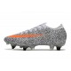 Nike Mercurial Vapor13 Elite SG-Pro AC CR7 Bianco Arancione Total Nero