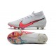 Nike Mercurial Superfly 7 Elite DF FG Bianco Cremisi