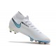 Nike Mercurial Superfly 7 Elite DF FG Bianco Cremisi